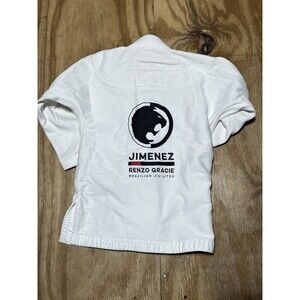 Renzo Gracie Gi Jiu-Jitsu White Outfit Top Kids Youth M1 Authentic 93 Brand Ura
